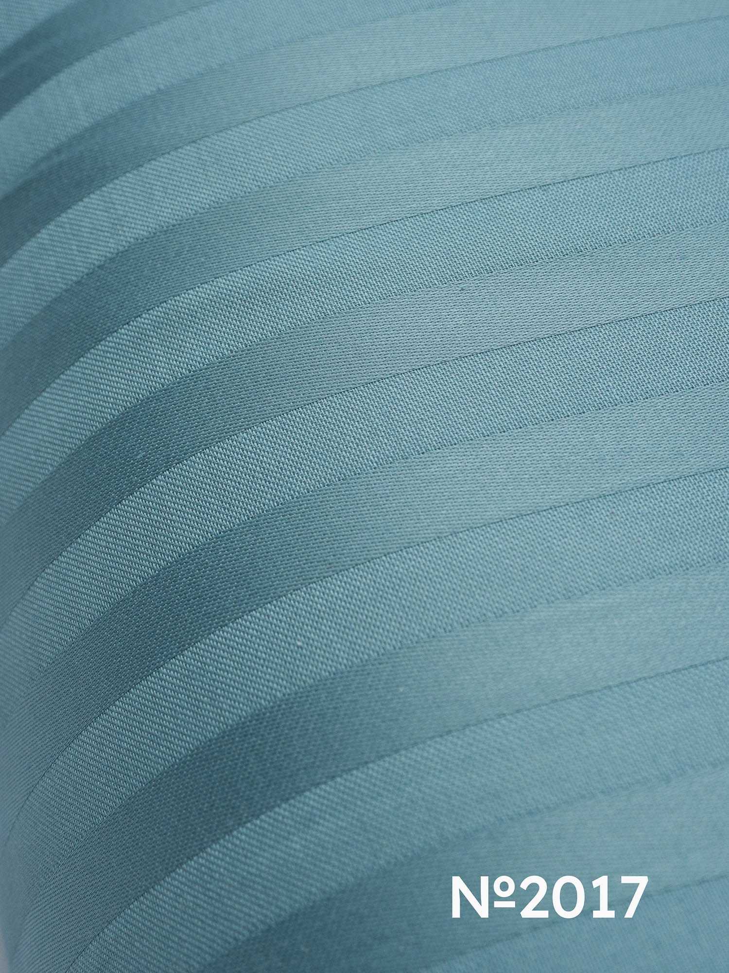 Сатин-страйп Темна м'ята №2017 - Зображення 2