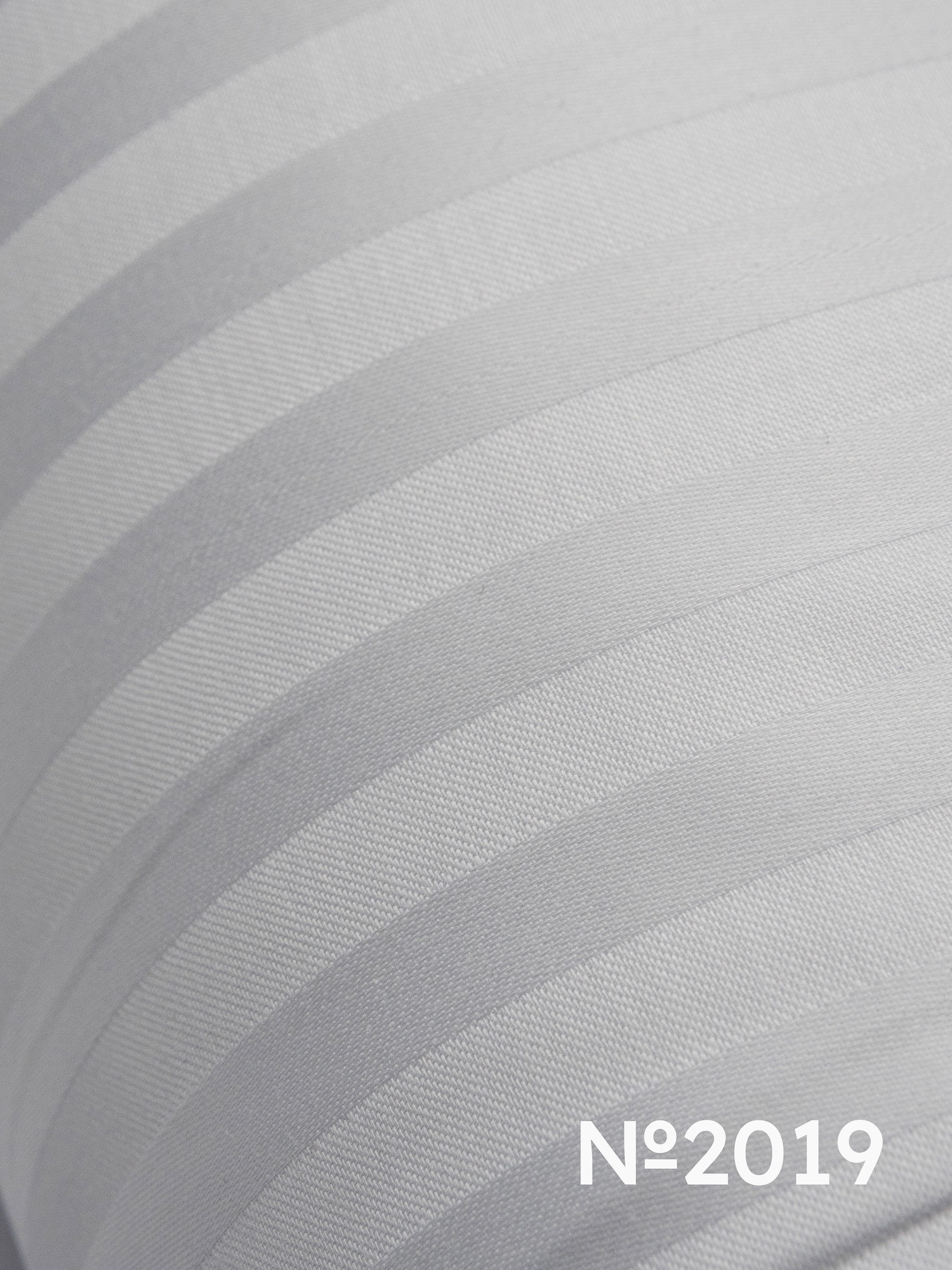 Сатин-страйп Світло-Сірий №2019 - Зображення 2