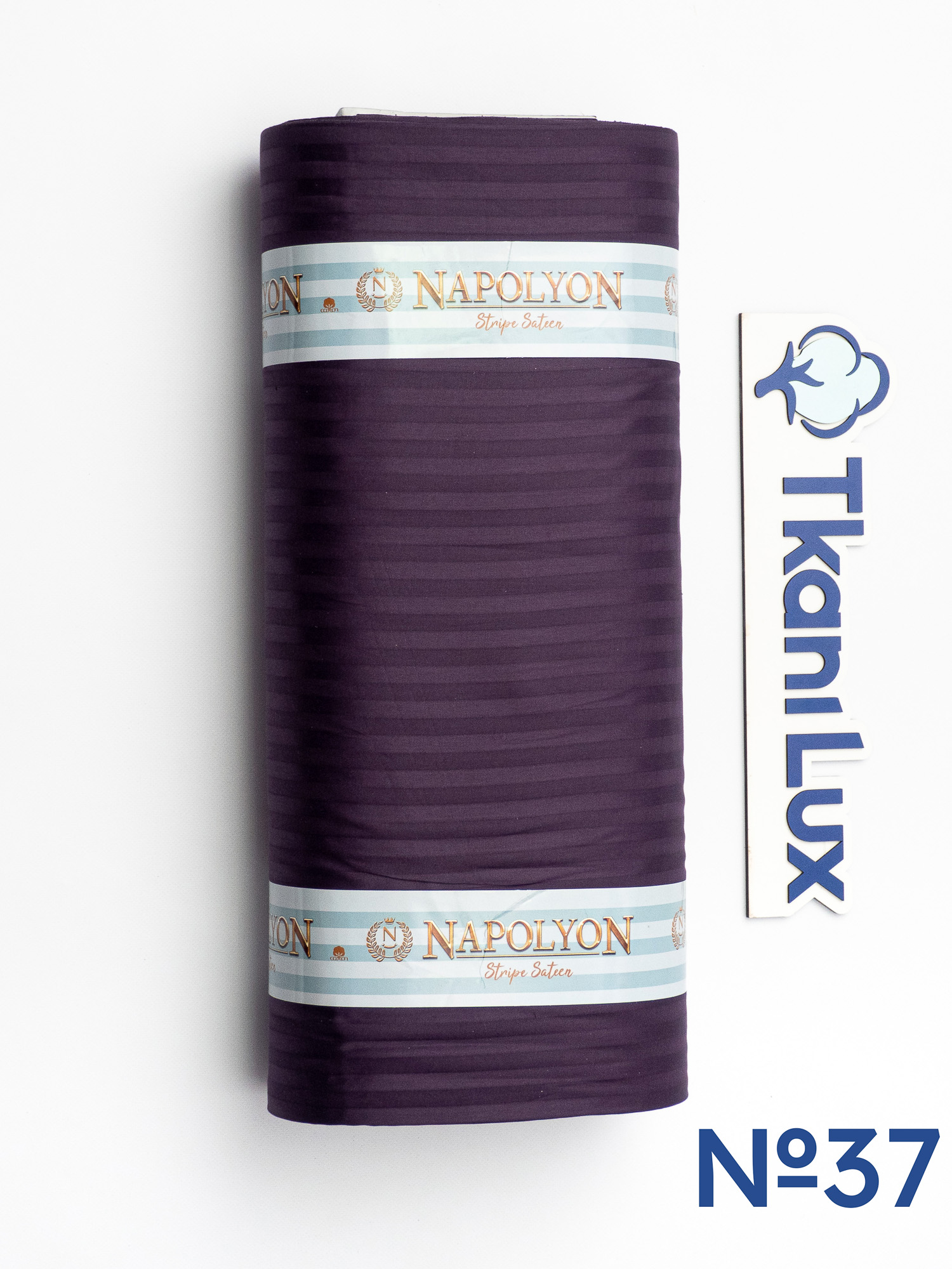 Сатин-страйп Фіолетовий №37